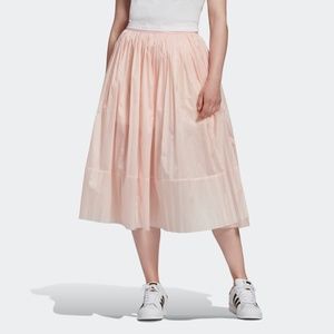 Adidas PLEATED MIDI SKIRT Pink, New with Tag (L)